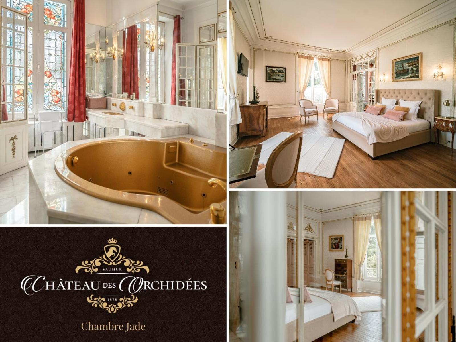 סומור Chateau Des Orchidees En Val De Loire מראה חיצוני תמונה